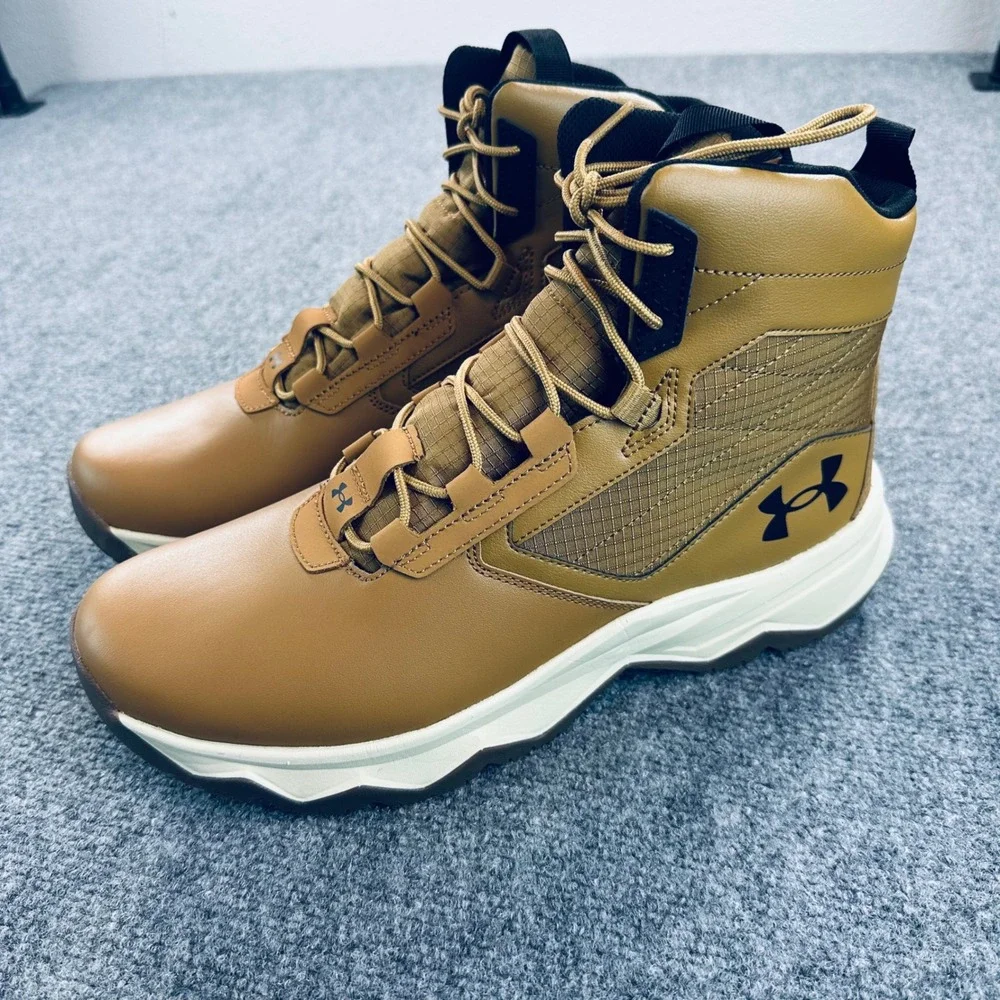 Under Armour Stellar G2 Tactical Boots Men's 12 Coyote Brown 3025578-200